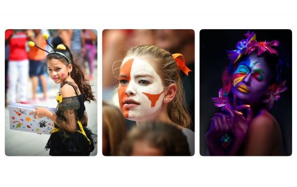 15 Farben Kinder Schminke Fasching Halloween Karneval